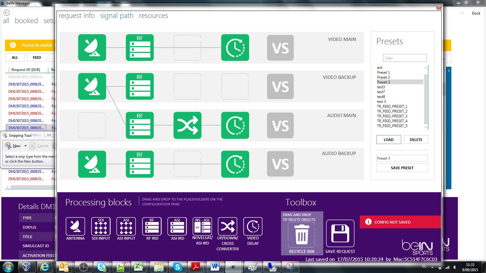 Workflow Preset