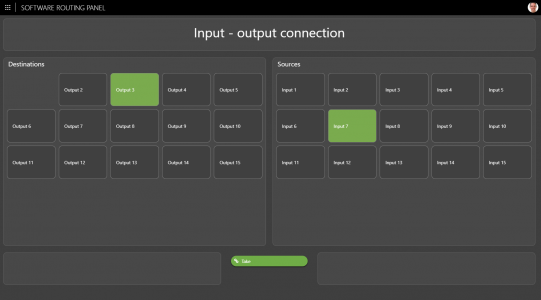 Router Panel - HTML5