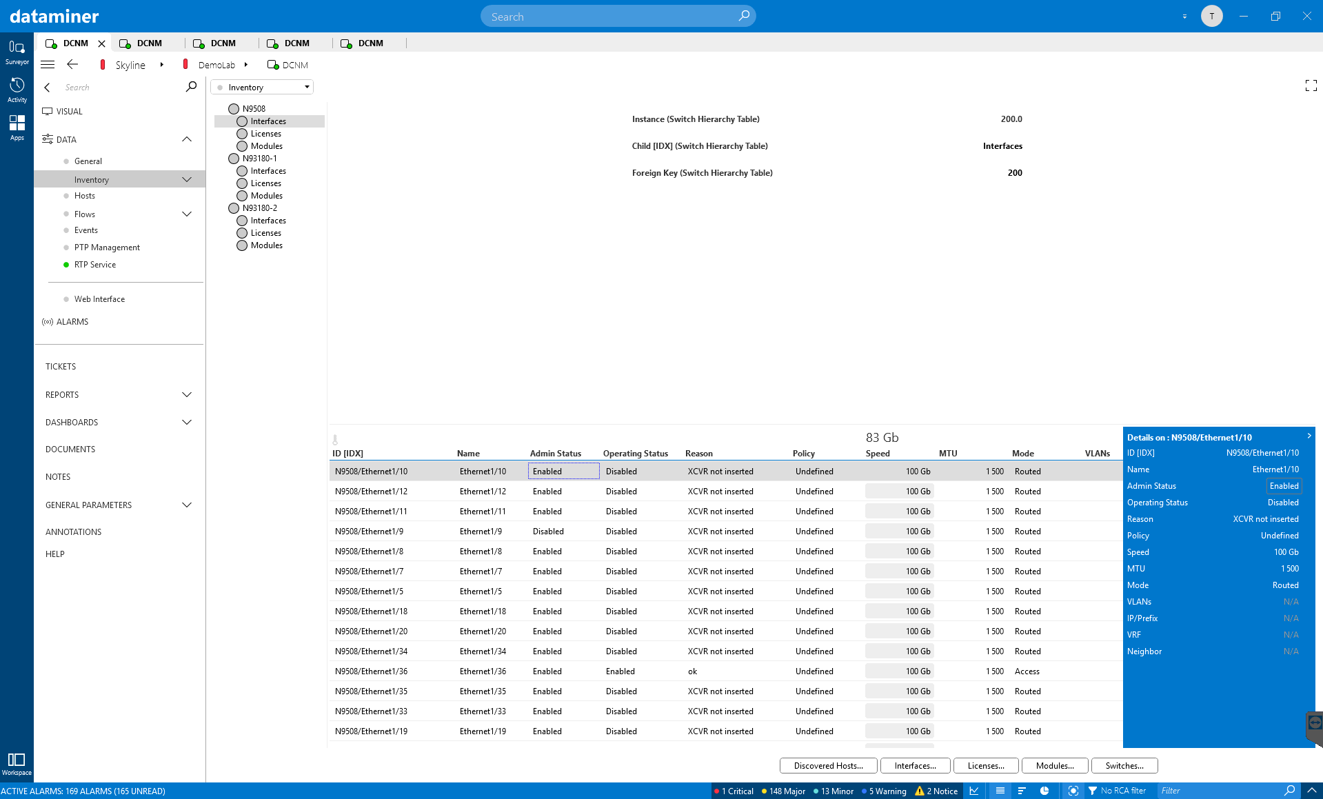 Cisco DCNM - DataMiner Dojo