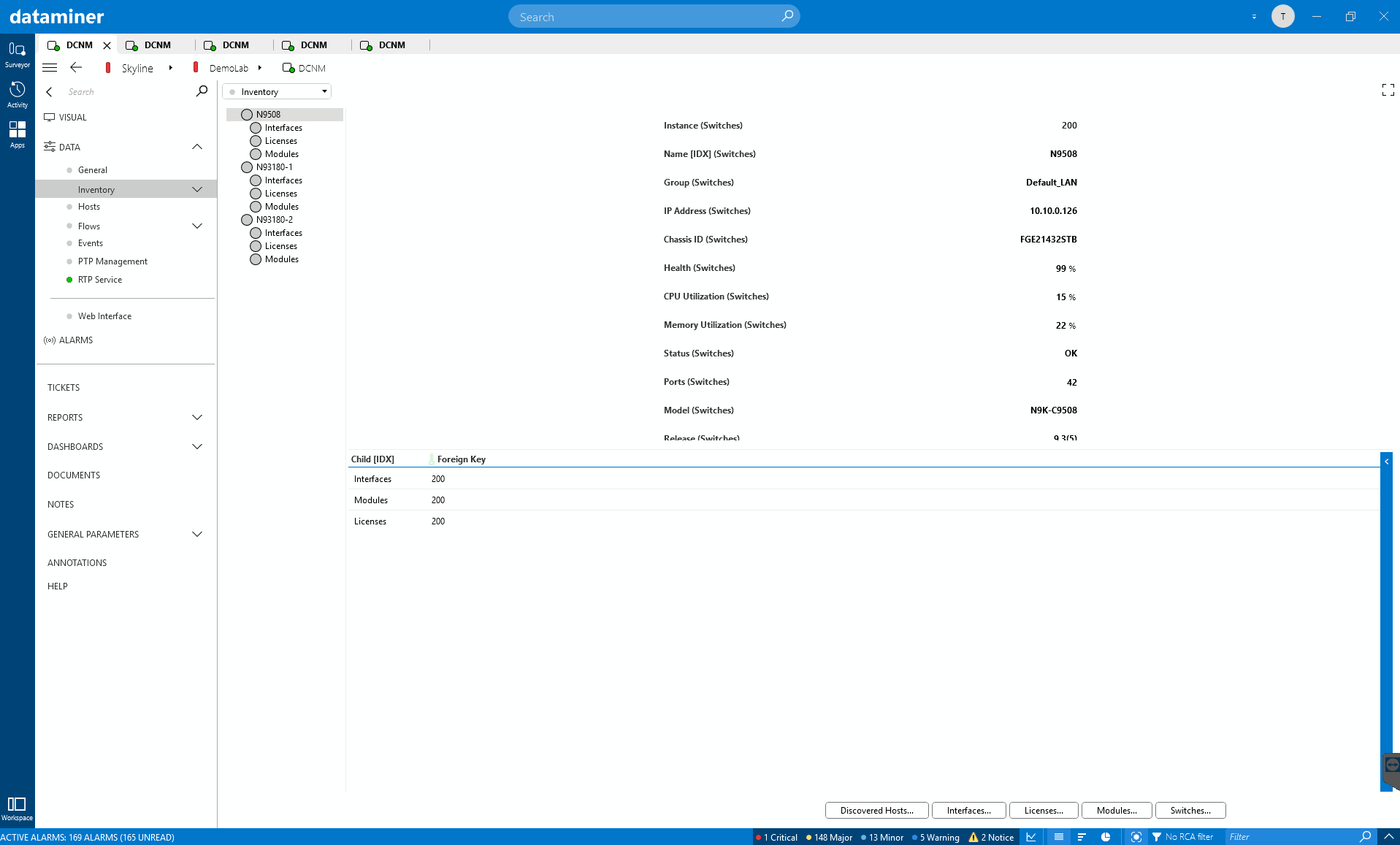 Cisco DCNM - DataMiner Dojo