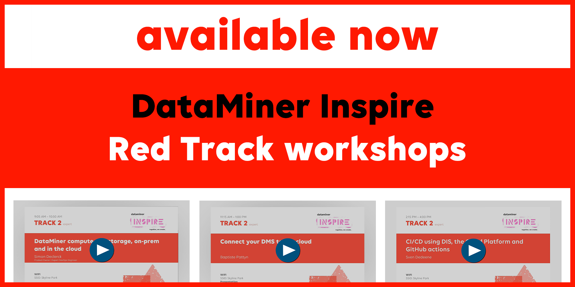 Rewind ⏪ DataMiner Inspire Workshops (Red Track) - DataMiner Dojo