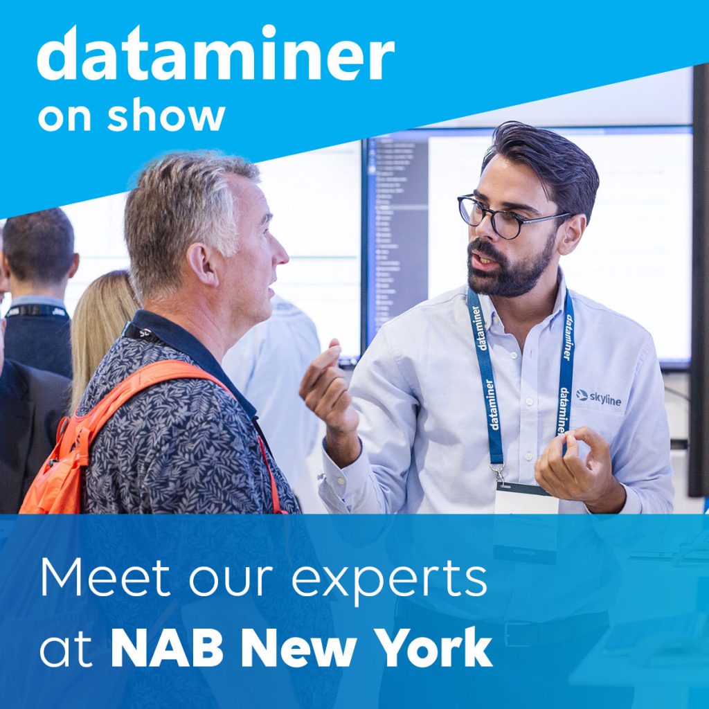 Meet our DataMiner experts at NAB New York