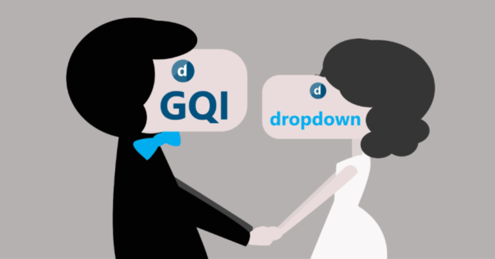 The marriage of GQI queries and the dropdown visualization