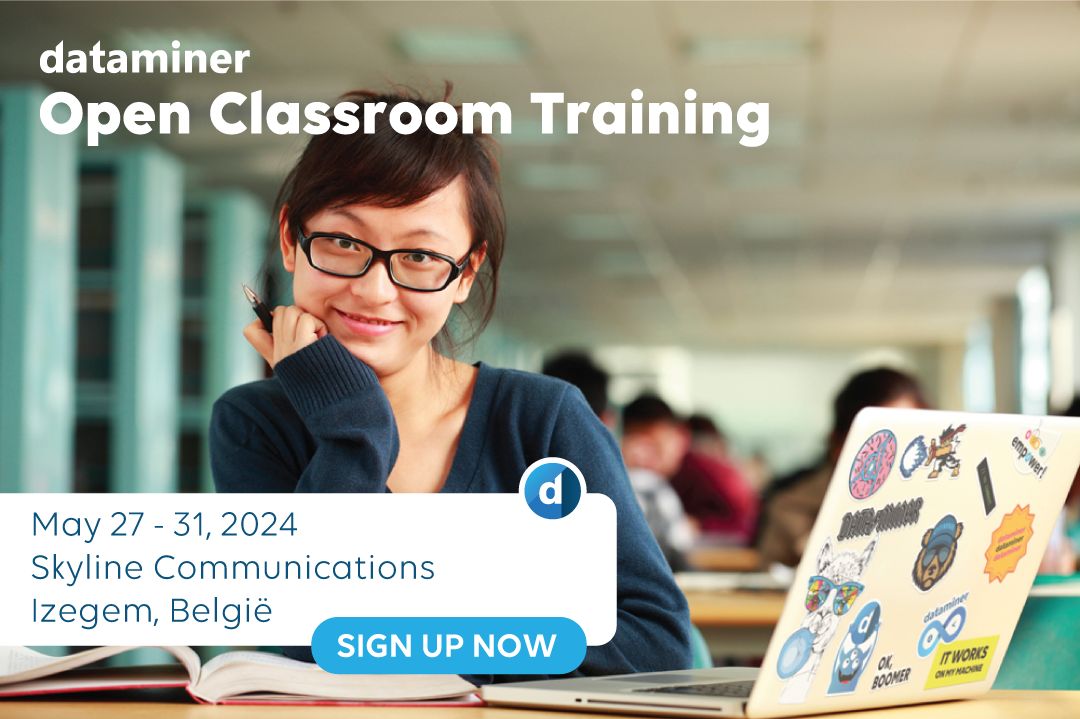 DataMiner Open Classroom Training May 27 to 31