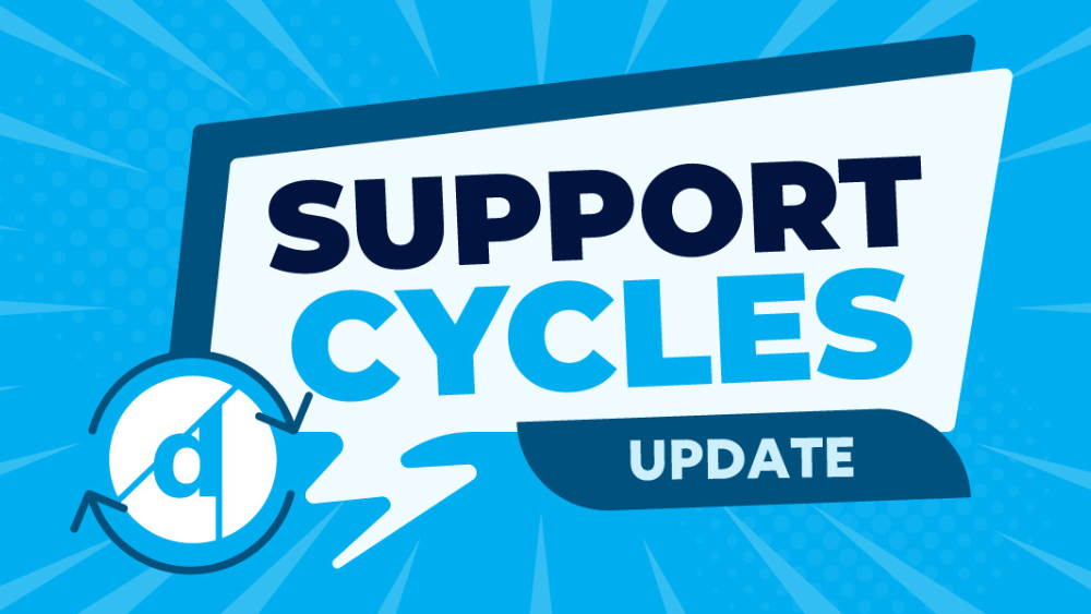 DataMiner support life cycle update