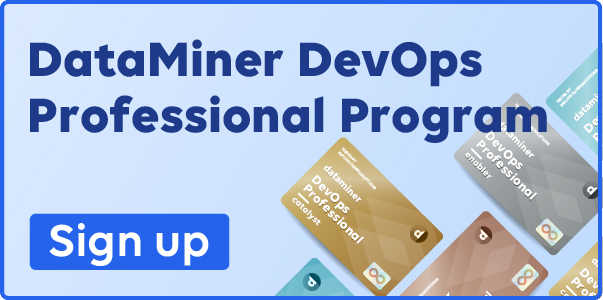 Promo banner DataMiner DevOps Professiona Program