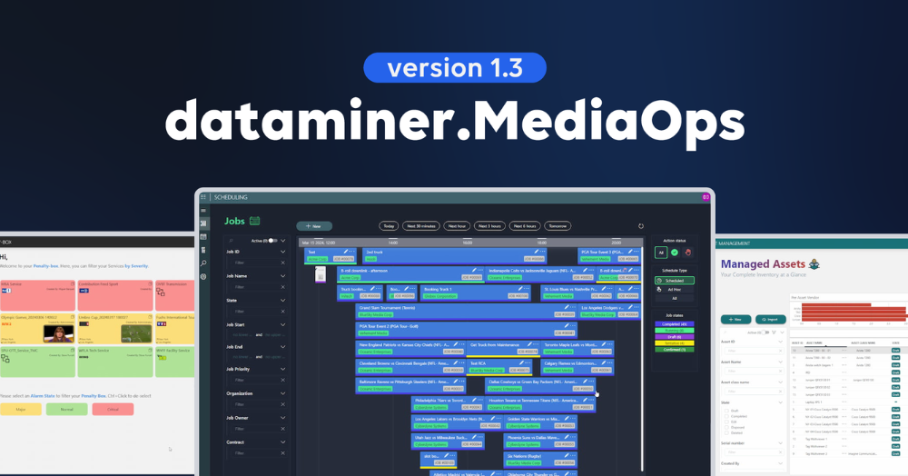 DataMiner MediaOps 1.3 
