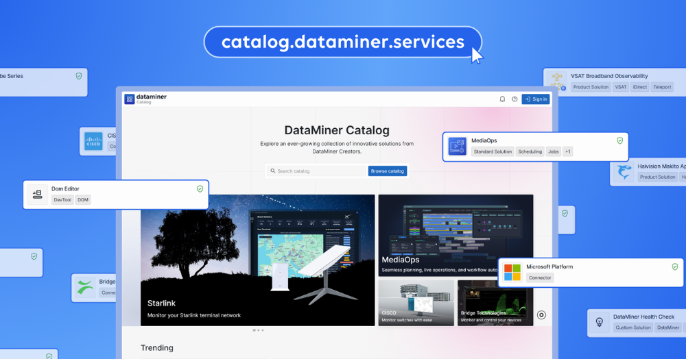 The DataMiner Catalog: revamped and more user-friendly than ever